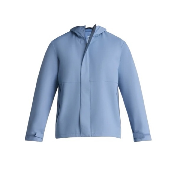 Ozark Trail Men's Light Blue Rain Jacket - Picture 8 of 16